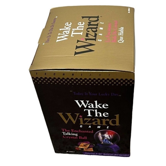 Wake The Wizard The Enchanted Talking Crystal Ball Game - New in Box - Spanish - Picture 7 of 11